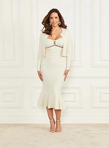 Женский вязаный кардиган Guess by Marciano Белый - M цена на synthetic.ua - Фото 1 Женский вязаный кардиган Guess by Marciano Белый - M synthetic.ua - Фото 1