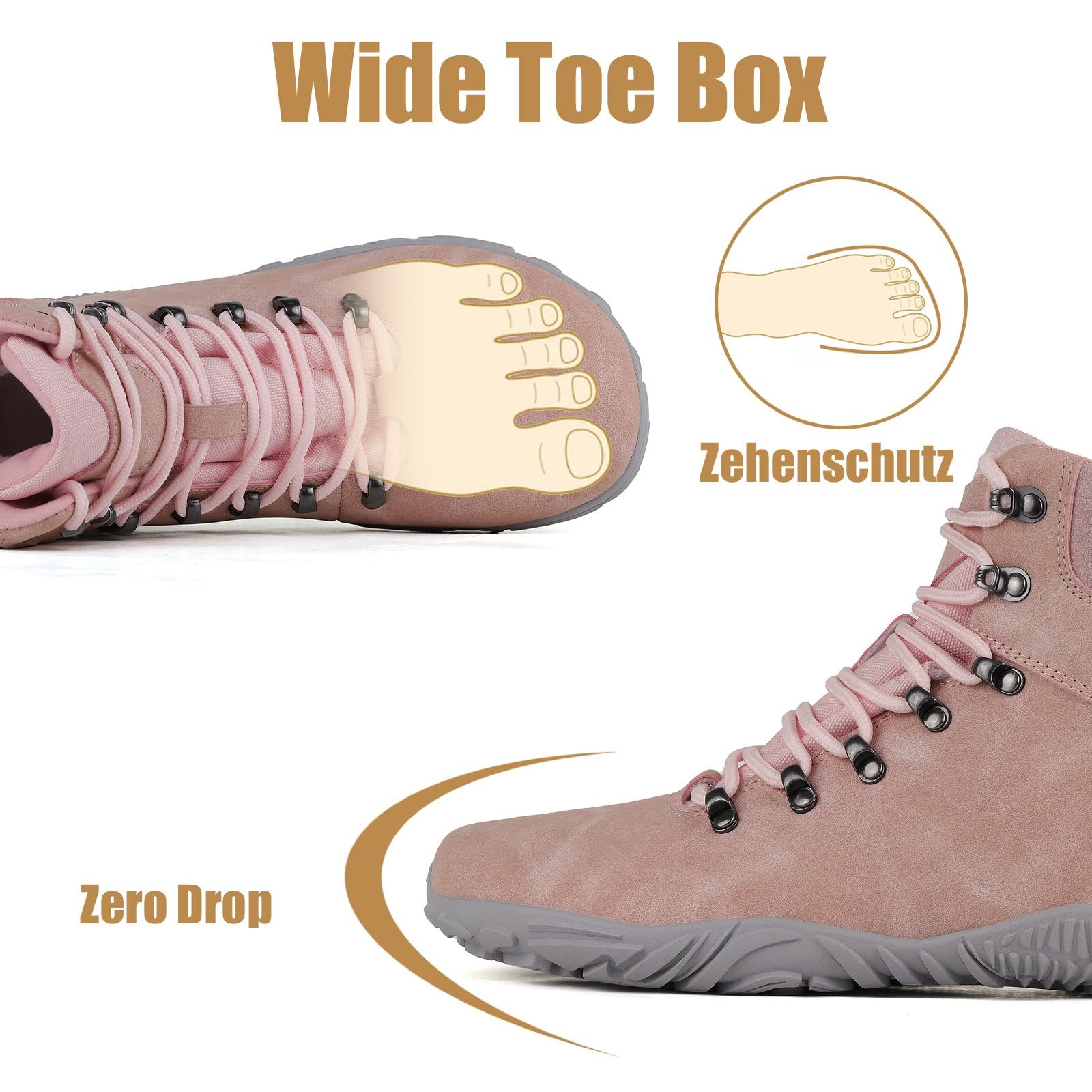 Ботинки Deedlite Max Barefoot Водонепроницаемые Зимние Черный, фото №6