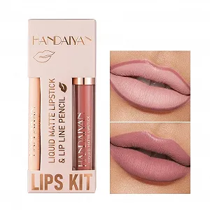 Матовий Блиск для губ Nudebraun Q9P2 Червоний - Фото 1