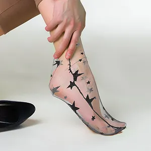 Носки LUOEM Cетчатые 4 пары Черный цена на synthetic.ua - Фото 1 Носки LUOEM Cетчатые 4 пары Черный synthetic.ua - Фото 1