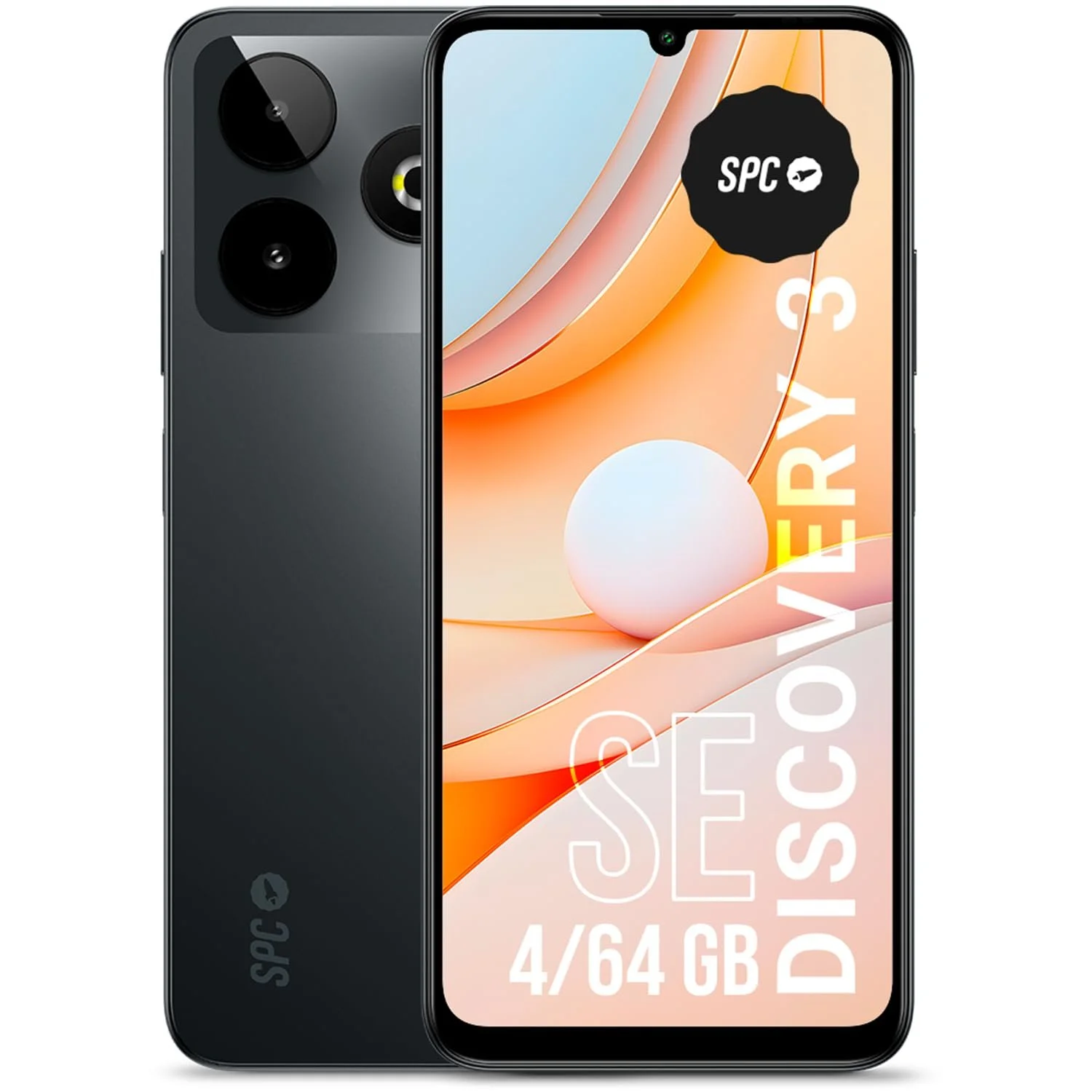 Смартфон SPC Discovery 3 SE 6.8" HD+ 4/64GB 13MP NFC 5000mAh Dark Matter, фото №1 Смартфон SPC Discovery 3 SE 6.8" HD+ 4/64GB 13MP NFC 5000mAh Dark Matter, фото №1