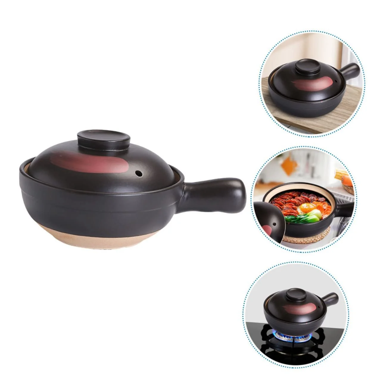 Ківш для запікання Ciieeo з ручкою для газових плит енергоефективний, фото №6