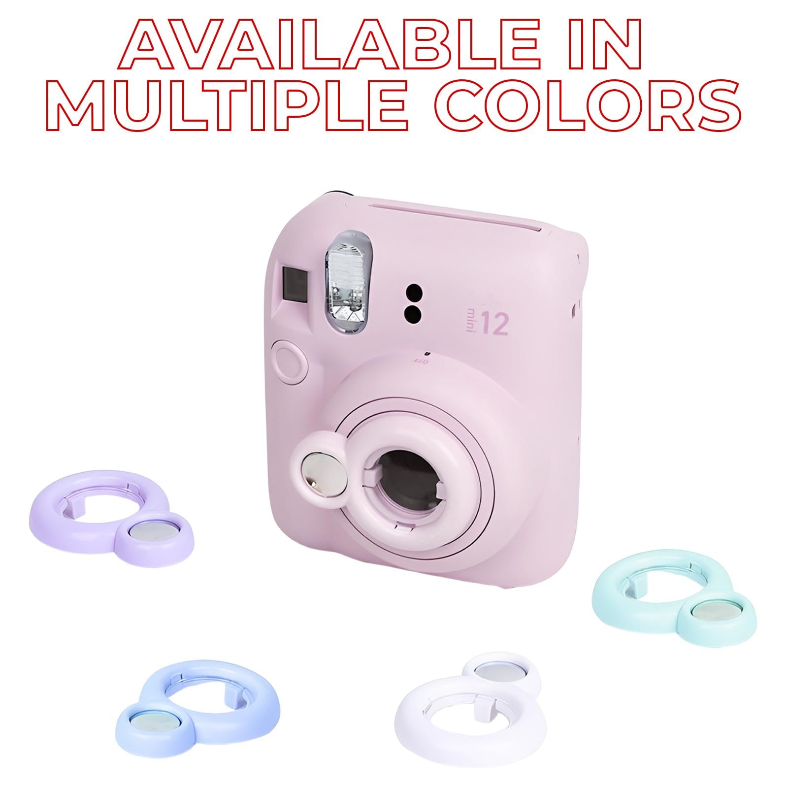 Зеркало для селфи для Fujifilm Instax Mini 12 Lightweight Purple, фото №4