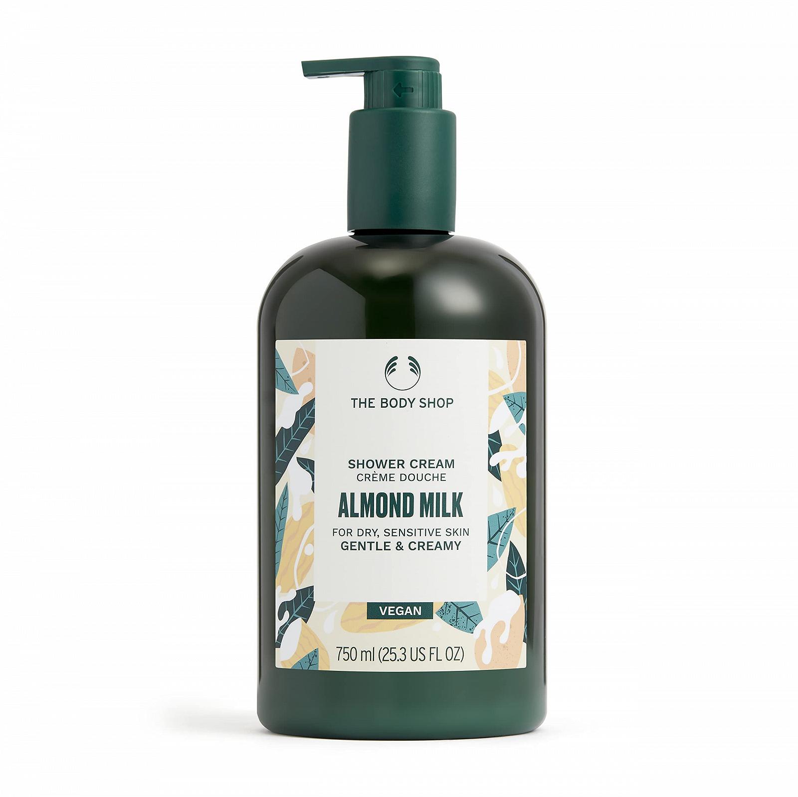 Гель-крем для душу The Body Shop Almond Milk з мигдальним молоком 750 мл, фото №1