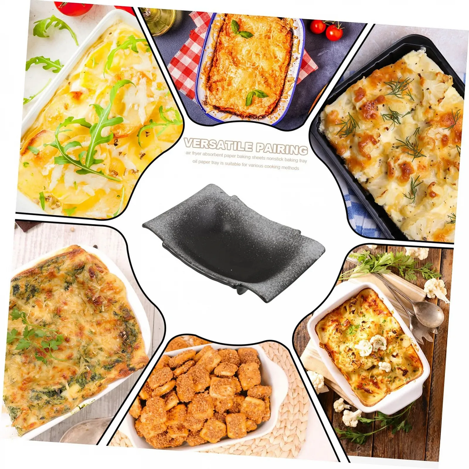 Форма для запекания керамическая прямоугольная в японском стиле с эргономичными ручками маленькая, фото №3 Форма для запекания керамическая прямоугольная в японском стиле с эргономичными ручками маленькая, фото №3