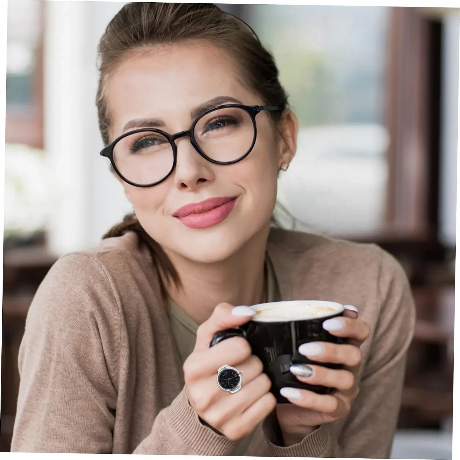 Кільце-годинник UKCOCO Мінімалістичний цифровий годинник для чоловіків, фото №6