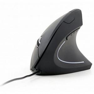 Оптична мишка Gembird MUS-ERGO-01, USB интерфейс чорний колір 626616 - Фото 1
