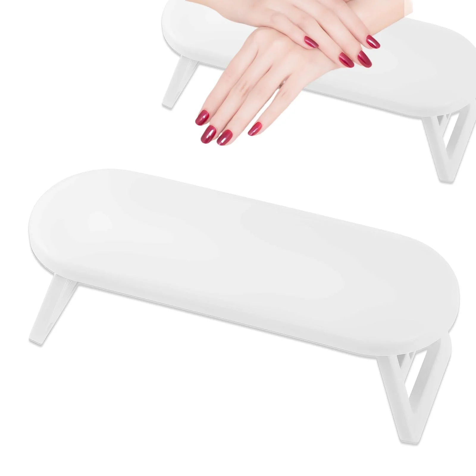 Підставка для рук манікюрна, 29.8 x 10.5 см, біла, фото №1 Підставка для рук манікюрна, 29.8 x 10.5 см, біла, фото №1