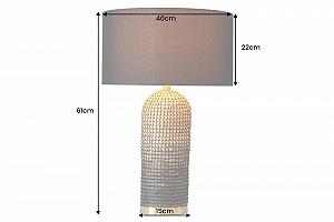 Настільна лампа invicta INTERIOR ZEA 60 см Натуральний Чорний synthetic.ua - Фото 1