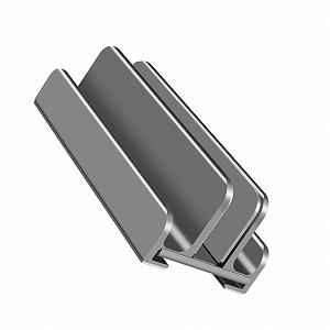 Регульована вертикальна підставка для ноутбука з алюмінієвого сплаву для настільного комп'ютера - Фото 1