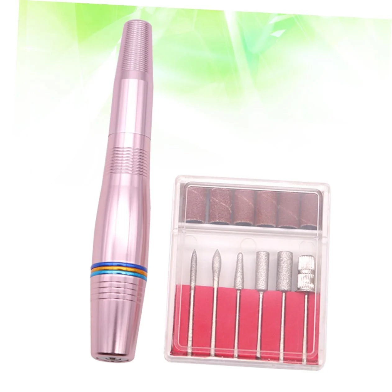 Набор для маникюра и педикюра Healvian Электрический Мини-дрель Розовый, фото №9