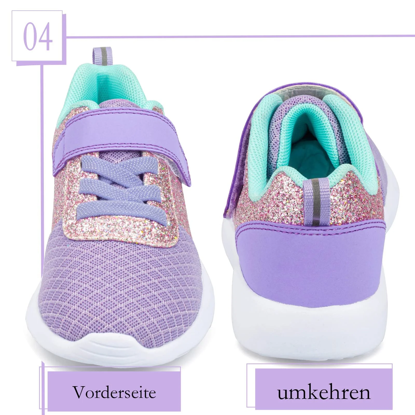 Детские Блестящие Кроссовки для Девочек, фото №5