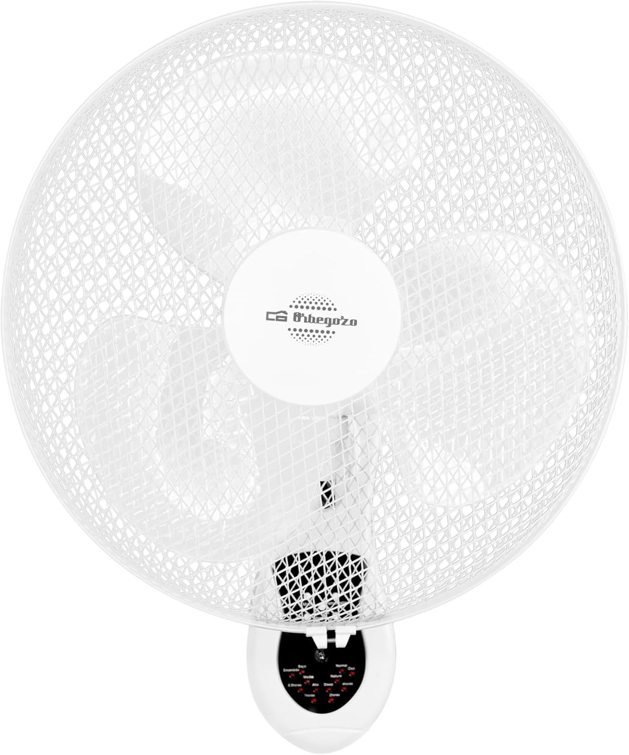 Настенный вентилятор Orbegozo WF 0242 / Пульт дистанционного управления / 3 скорости вентилятора / 40 Вт / Белый, фото №1 Настенный вентилятор Orbegozo WF 0242 / Пульт дистанционного управления / 3 скорости вентилятора / 40 Вт / Белый, фото №1