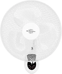 Настінний вентилятор Orbegozo WF 0242 / Пульт дистанційного керування / 3 швидкості вентилятора / 40 Вт / Білий - Фото 1