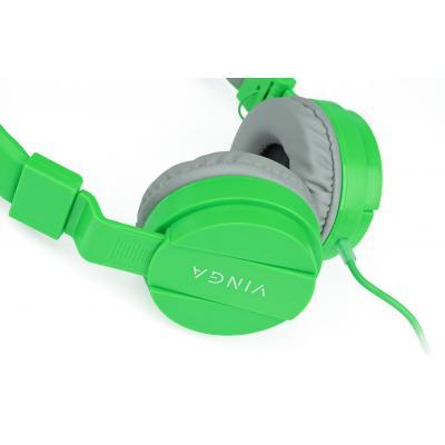 Наушники Vinga HSM035 Green New Mobile HSM035GR, фото №5