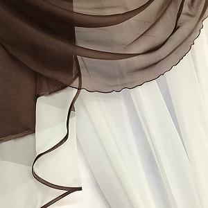 Короткая тюль в детскую ALBO 200x160 cm Шоколад (KU-176-14) synthetic.ua - Фото 1