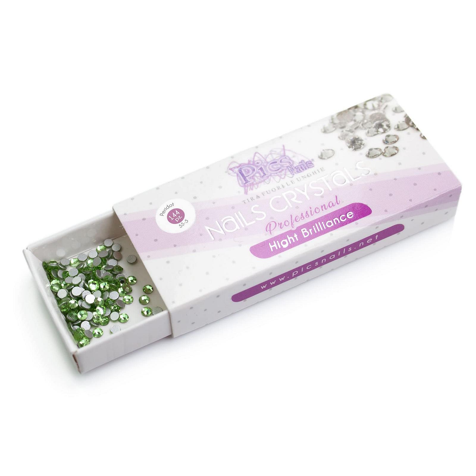 Стразы для ногтей Glitter Nails SS-5 (1.7 мм) Peridot, фото №2