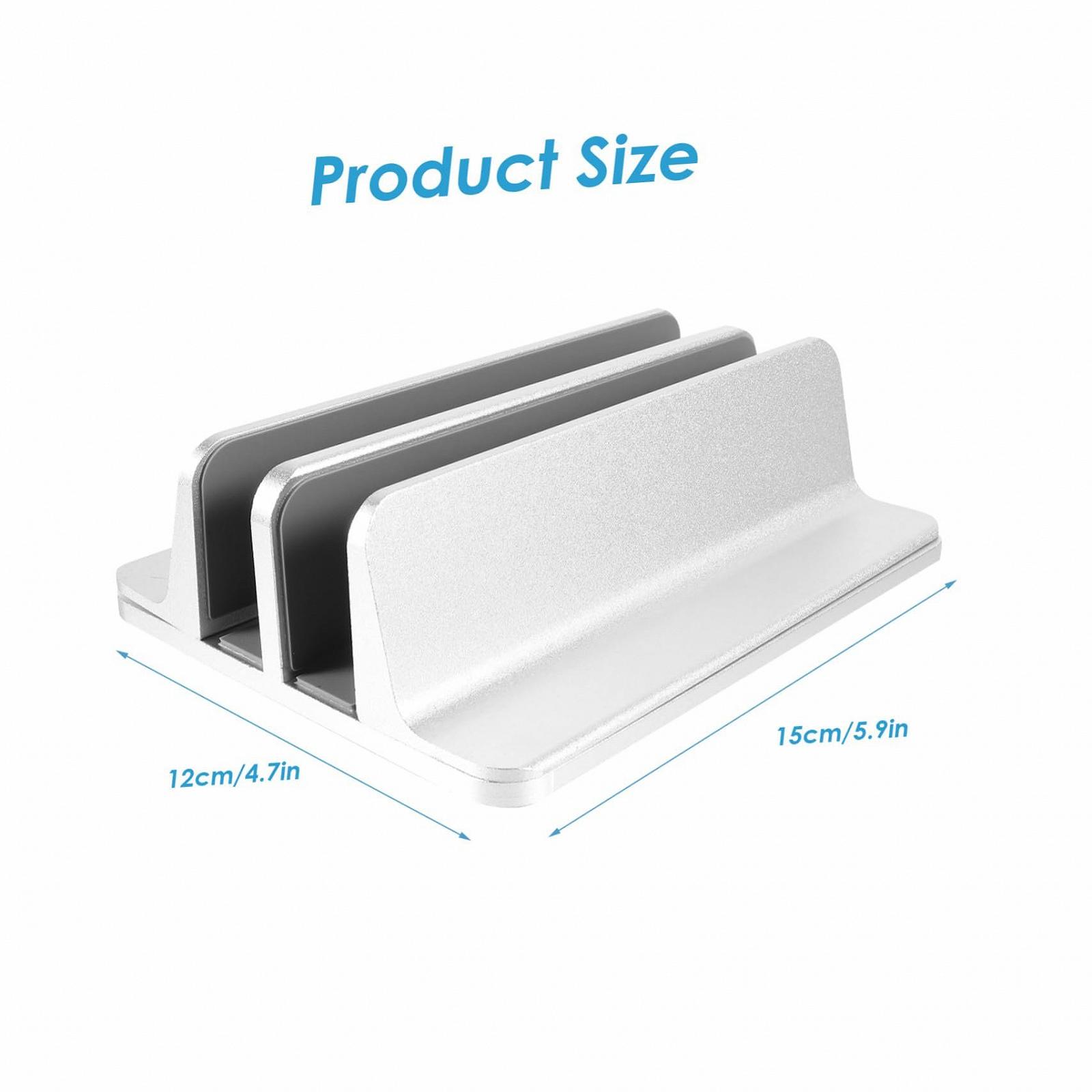 Вертикальна Підставка Artibetter Для ноутбука та планшета з алюмінієвого сплаву з широкою основою, фото №2