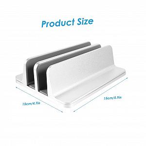 Вертикальная Подставка Artibetter Для ноутбука и планшета из алюминиевого сплава с широким основанием synthetic.ua - Фото 1