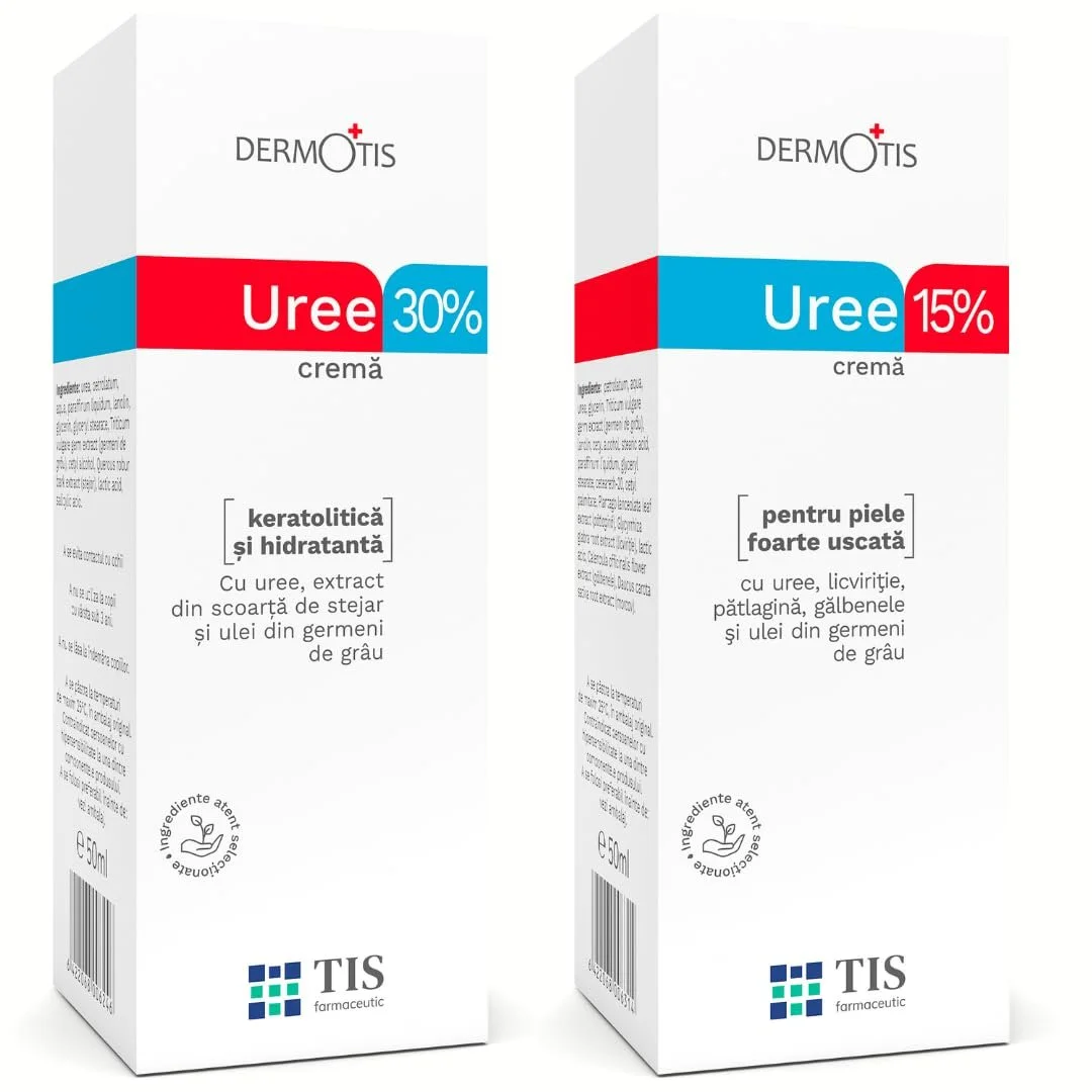 Набор кремов для ног TIS Urea 30% + Urea 15% AHA Wheat Germ Oil, фото №1