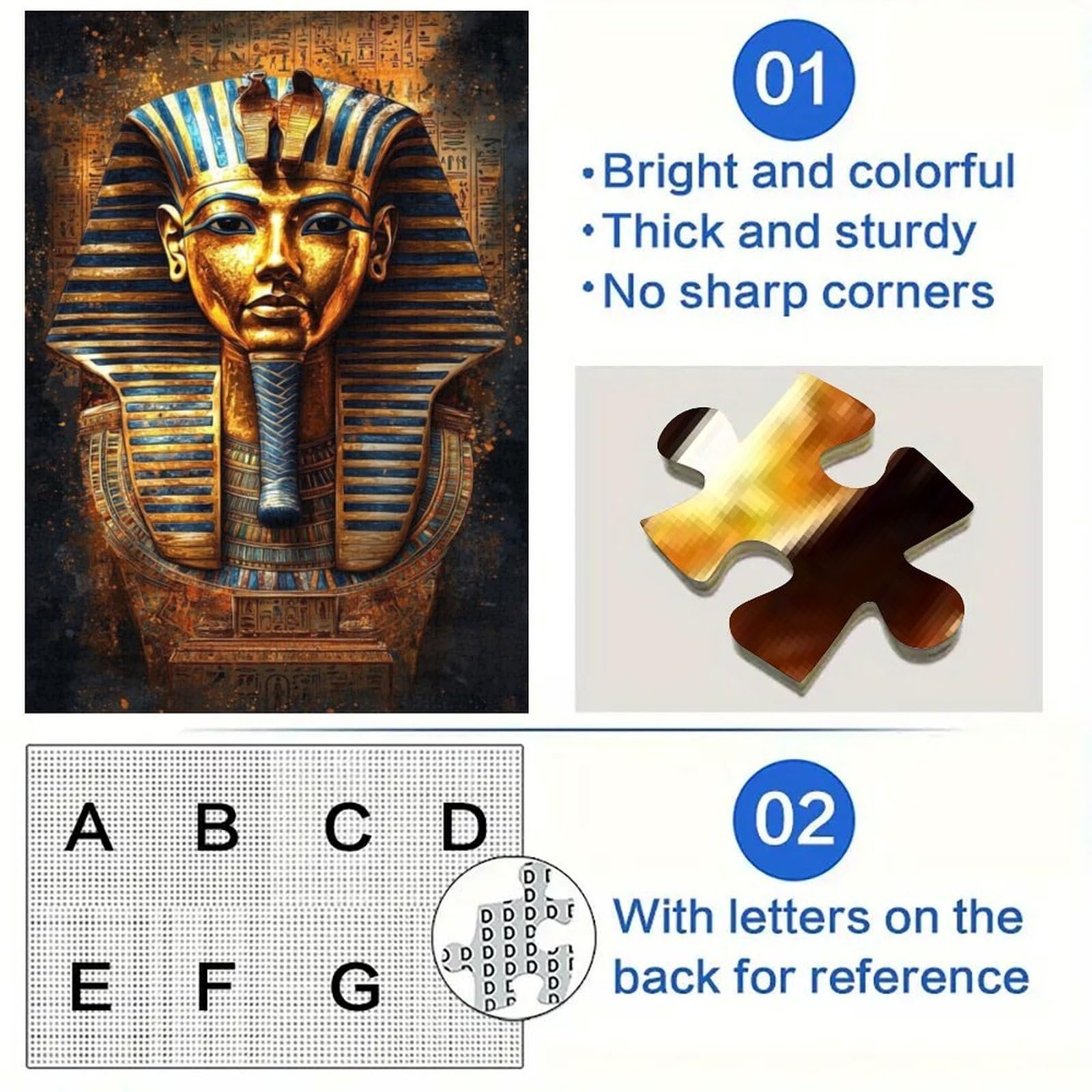 Пазл Egyptian Sphinx 1000 деталей (38 x 26 см), фото №2