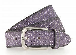 Ремень Кожаный B.Belt Tessa Gold W85 Фиолетовый/Серебристый металлик, Фиолетовый / серебристый металлик - Фото 1