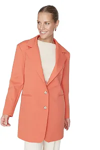 Жакет TRENDYOL Обычный Однотонный synthetic.ua - Фото 1