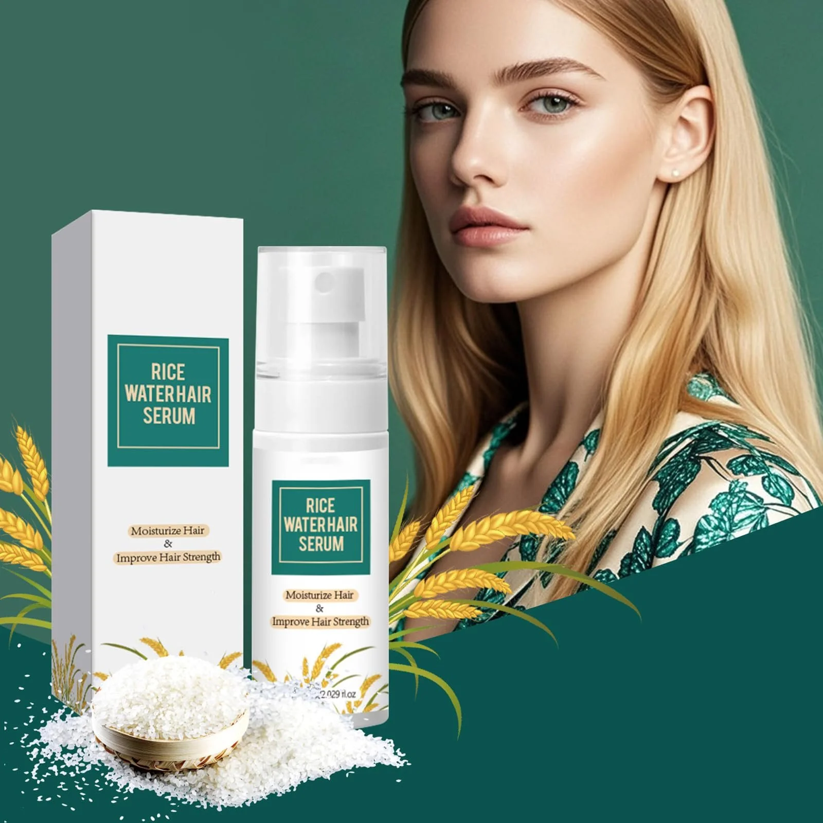 Сироватка для росту волосся з рисовою водою Hppsctink, 60 мл, фото №4