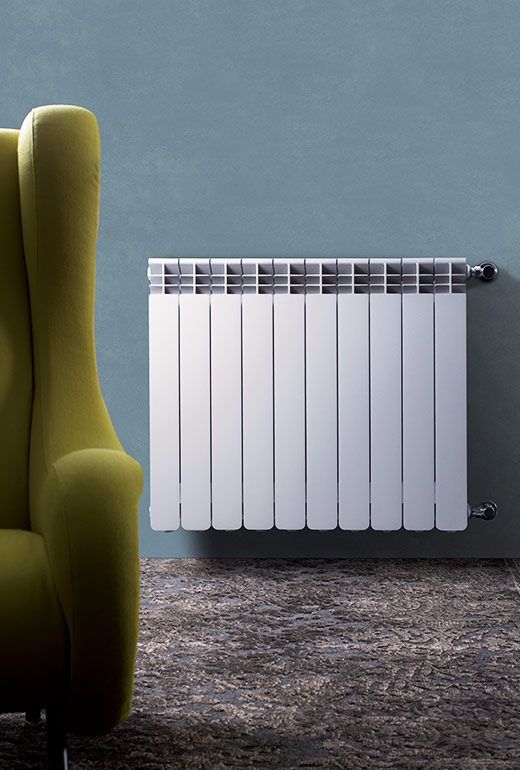 Радиатор алюминиевый Helyos R 350/100 Radiatori 2000 секция, фото №3