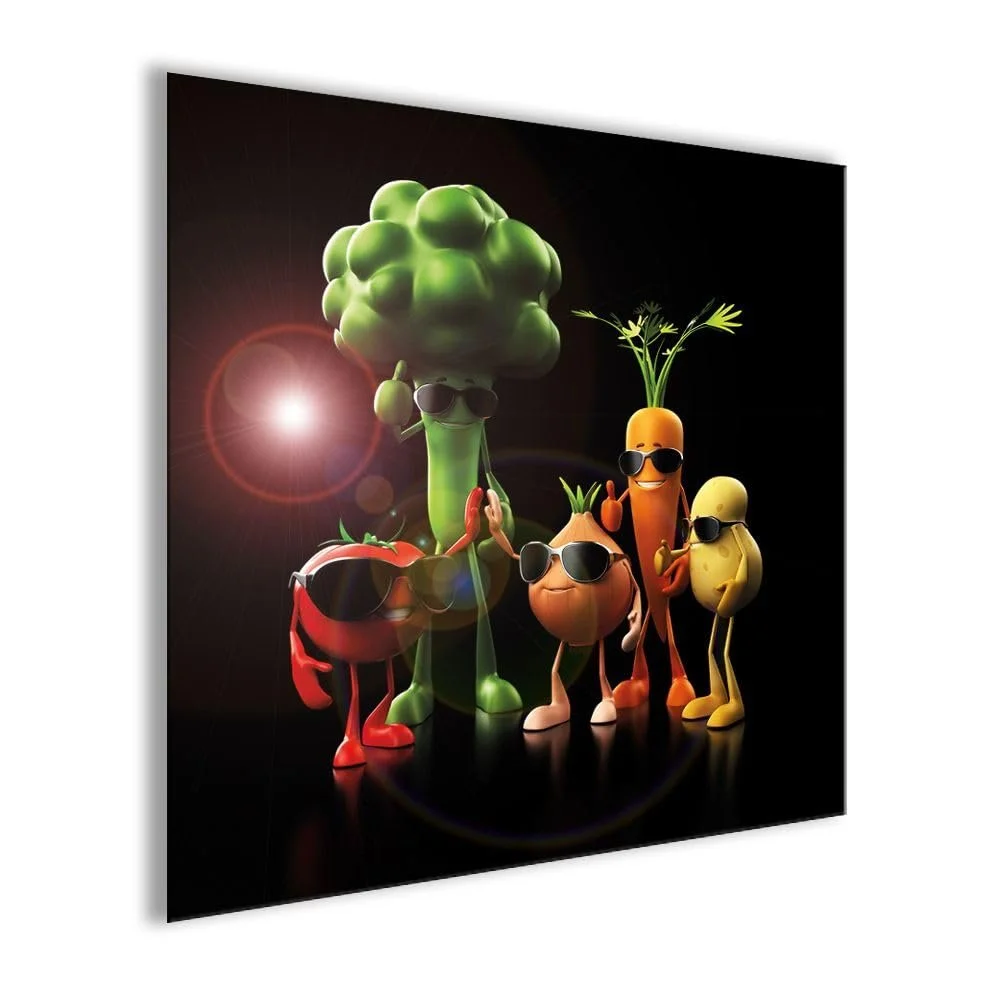 Скляна картина artissimo AG2058A Kitchen Party II Фрукти та овочі 30 x 30 см, фото №2 Скляна картина artissimo AG2058A Kitchen Party II Фрукти та овочі 30 x 30 см, фото №2