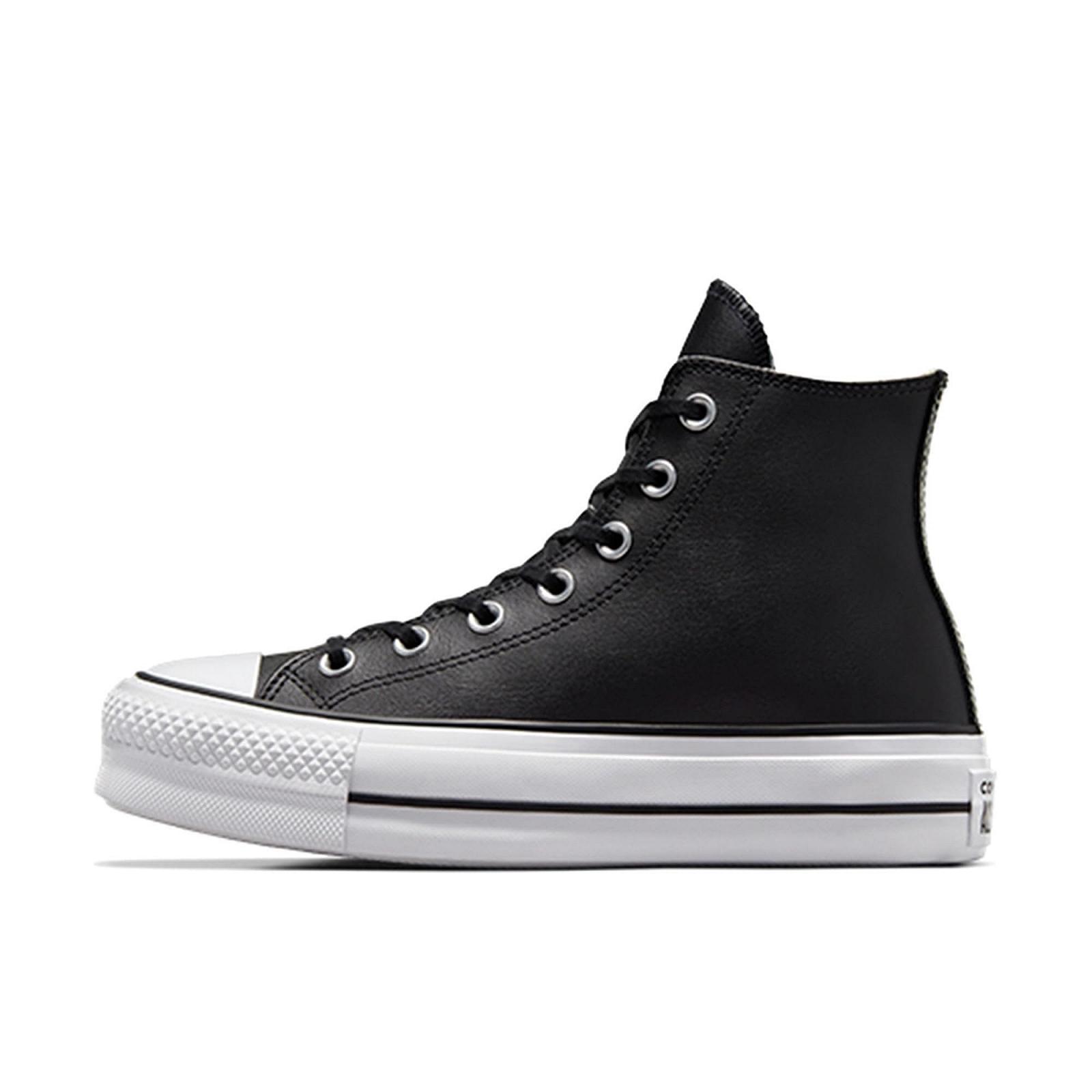 Кеды Converse CTAS Lift Hi Черный/Белый, фото №1