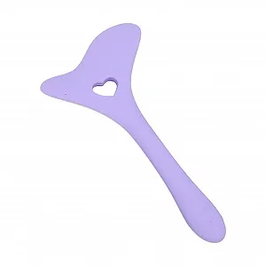 Інструмент для підводки очей силіконовий багаторазовий з аплікатором для крему для малювання тіней та макіяжу Фіолетовий synthetic.ua - Фото 1