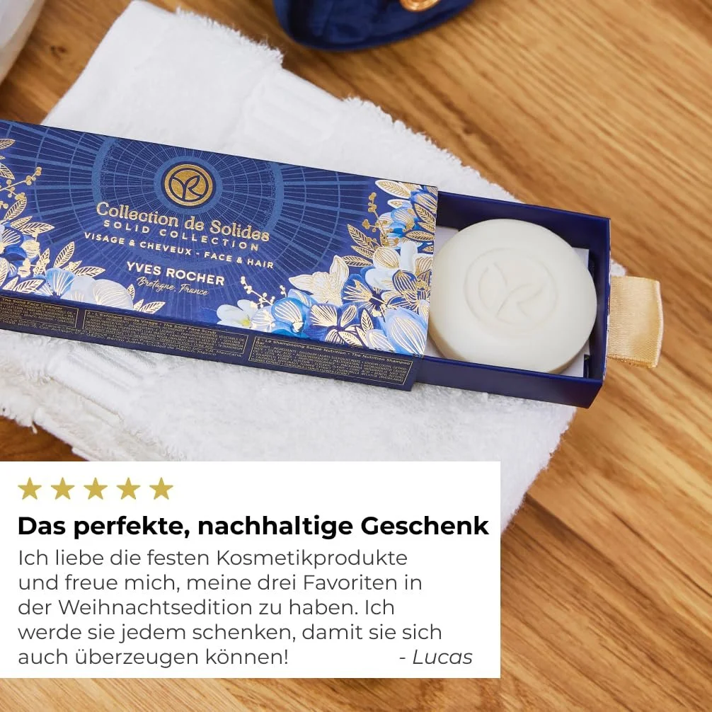 Твердий набір косметики для обличчя та волосся Yves Rocher Green Heroes: шампунь, скраб та засіб для вмивання, фото №4