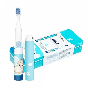 Дитяча звукова зубна щітка VITAMMY Smile Kids Синій морж - Фото 1