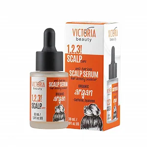 Сироватка Victoria Beauty для шкіри голови для росту волосся з кофеїном, аргановою олією та гуараною, 30 мл - Фото 1
