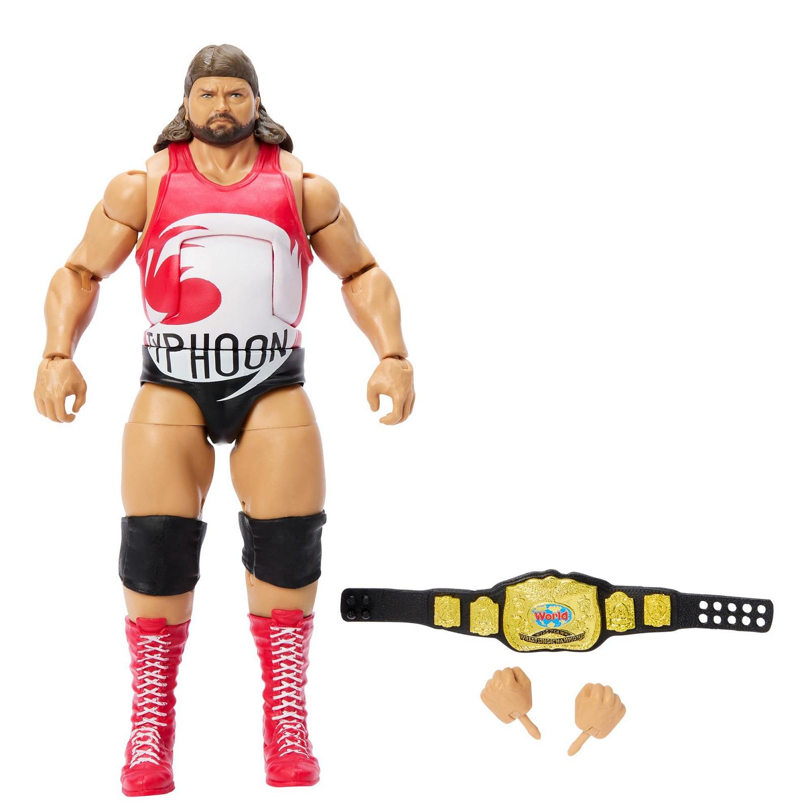 Экшн-фигурка Mattel WWE Elite Typhoon, 15 см, с аксессуарами и 25 точками движения, HVY89, фото №1