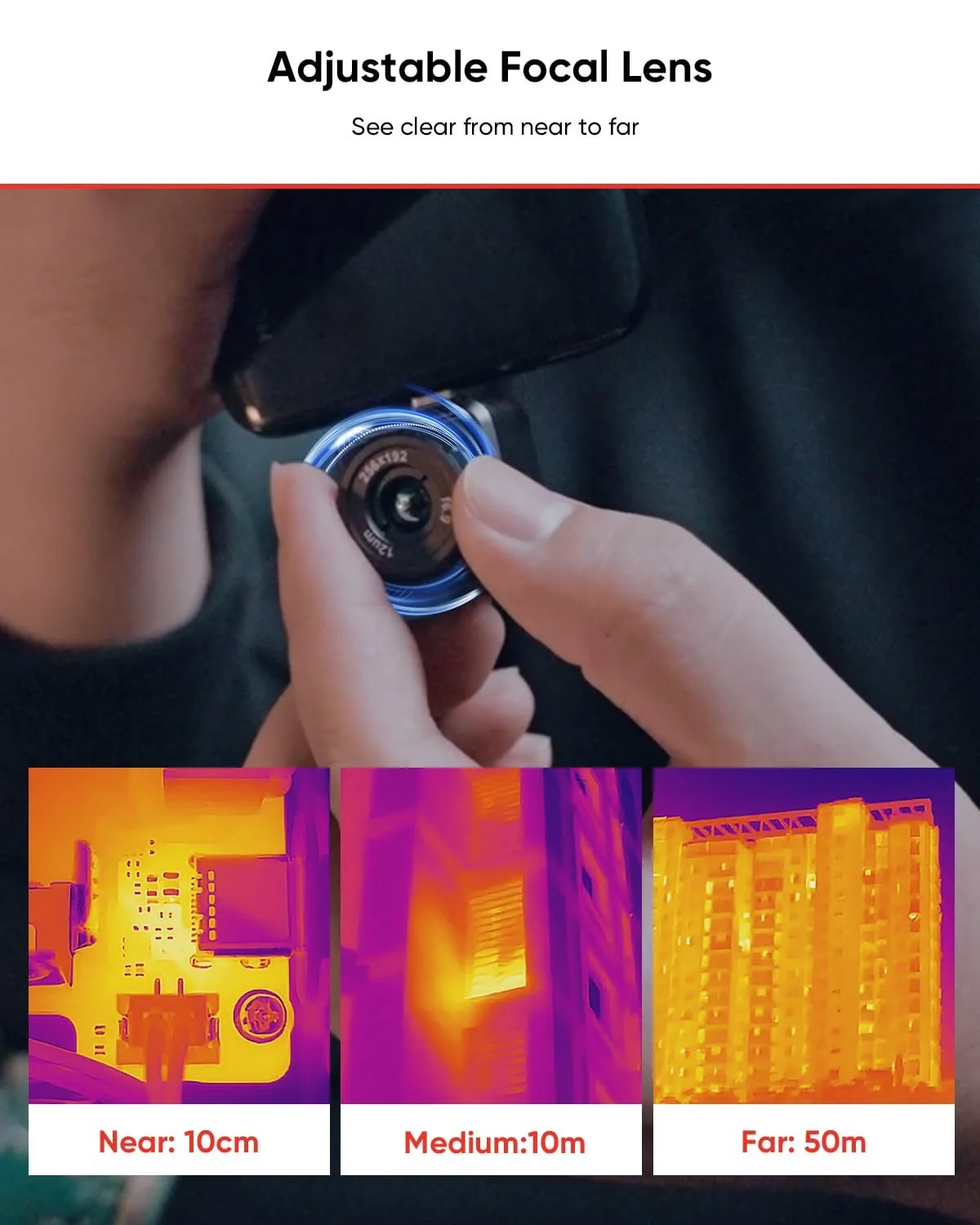 Тепловизионная камера HikMicro Mini 2 Plus V2 Чёрный, фото №4