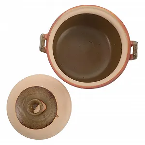 Кастрюля VALICLUD глиняная с ручкой для тушения и супов - Фото 1