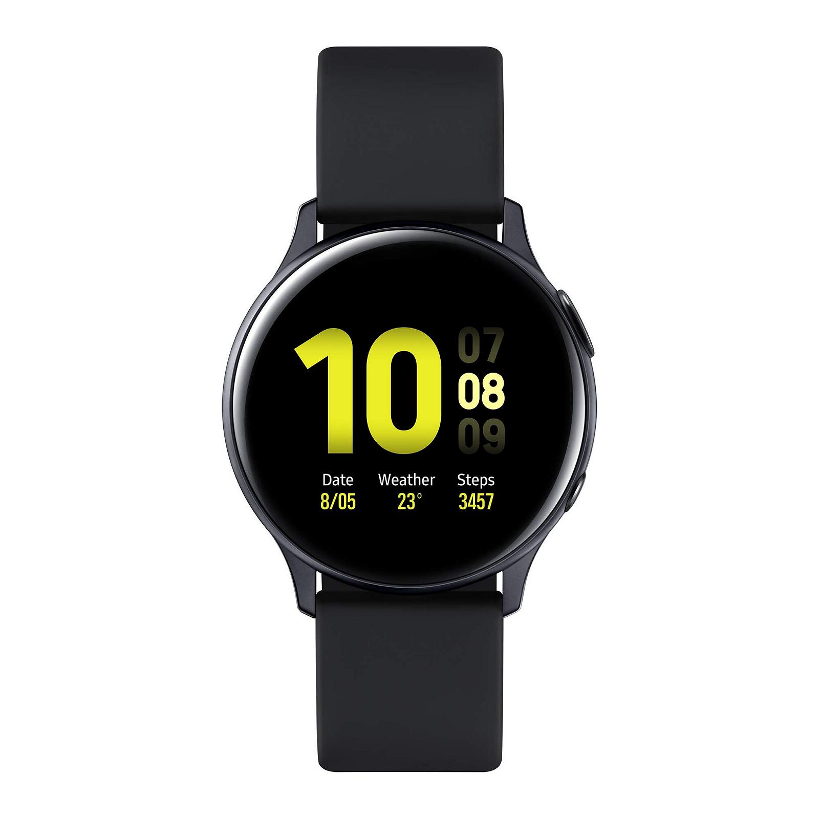Смарт-годинник Samsung Galaxy Watch Active 2 (Bluetooth) 40 мм, алюміній, чорний, фото №1
