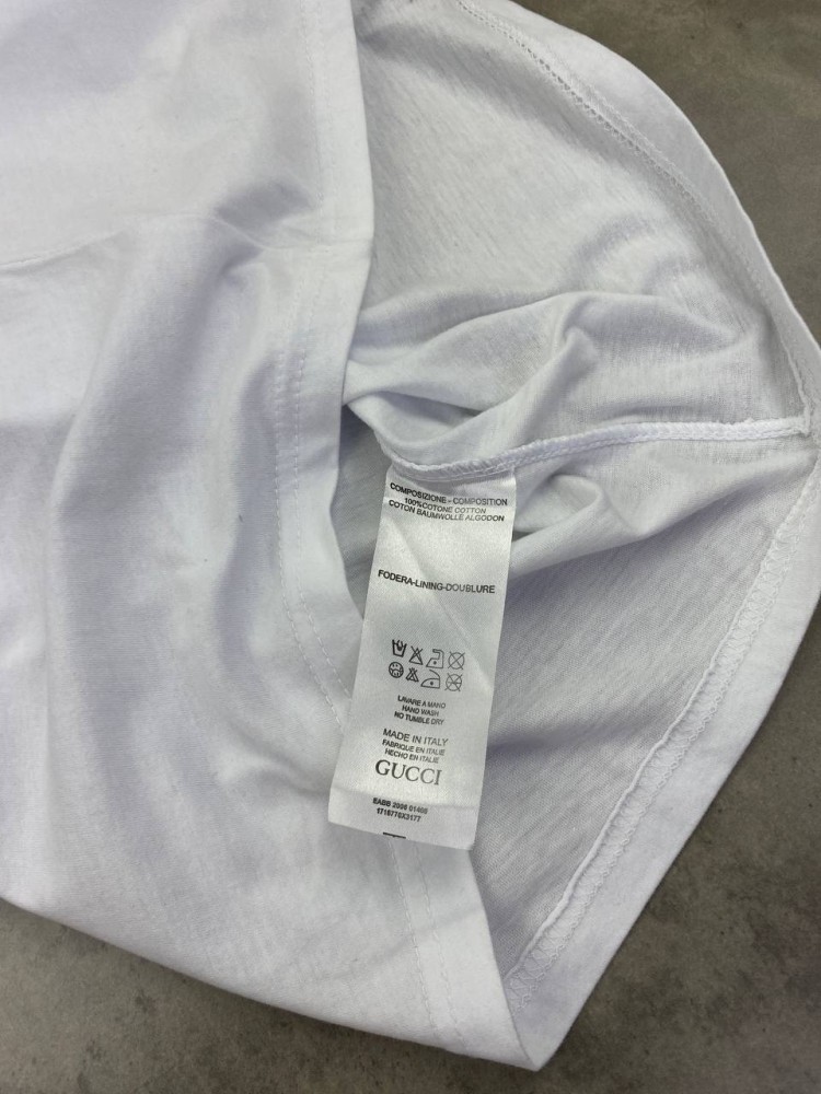 Футболка белая Gucci f067, фото №2