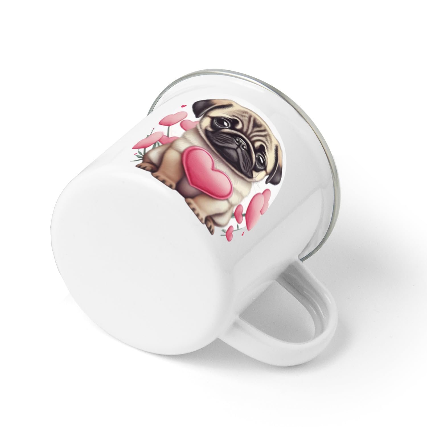 Дитяча кружка Kids Adventure Carlin Емальована Біла - 354 мл, фото №2