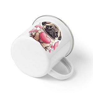 Детская кружка Kids Adventure Carlin Эмалированная Белая - 354 мл synthetic.ua - Фото 1