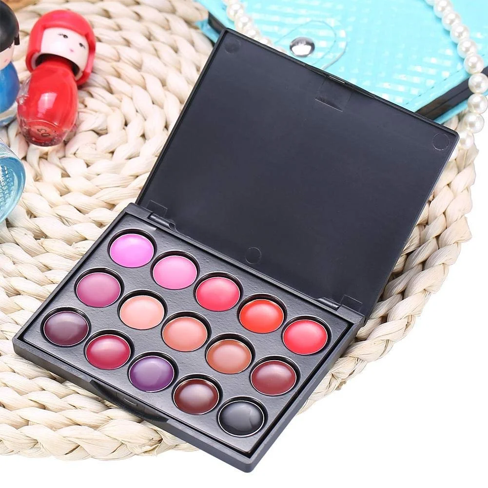 Блиск для губ Solomi Палетка 15 кольорів, фото №7