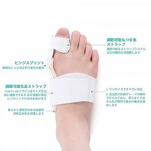 Выпрямитель для коррекции большого пальца стопы 1 пара Эффективная коррекция пальцев synthetic.ua - Фото 1