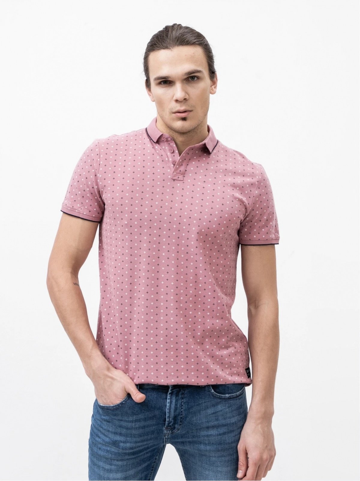 Поло Tom Tailor Basic Розовый L, фото №1