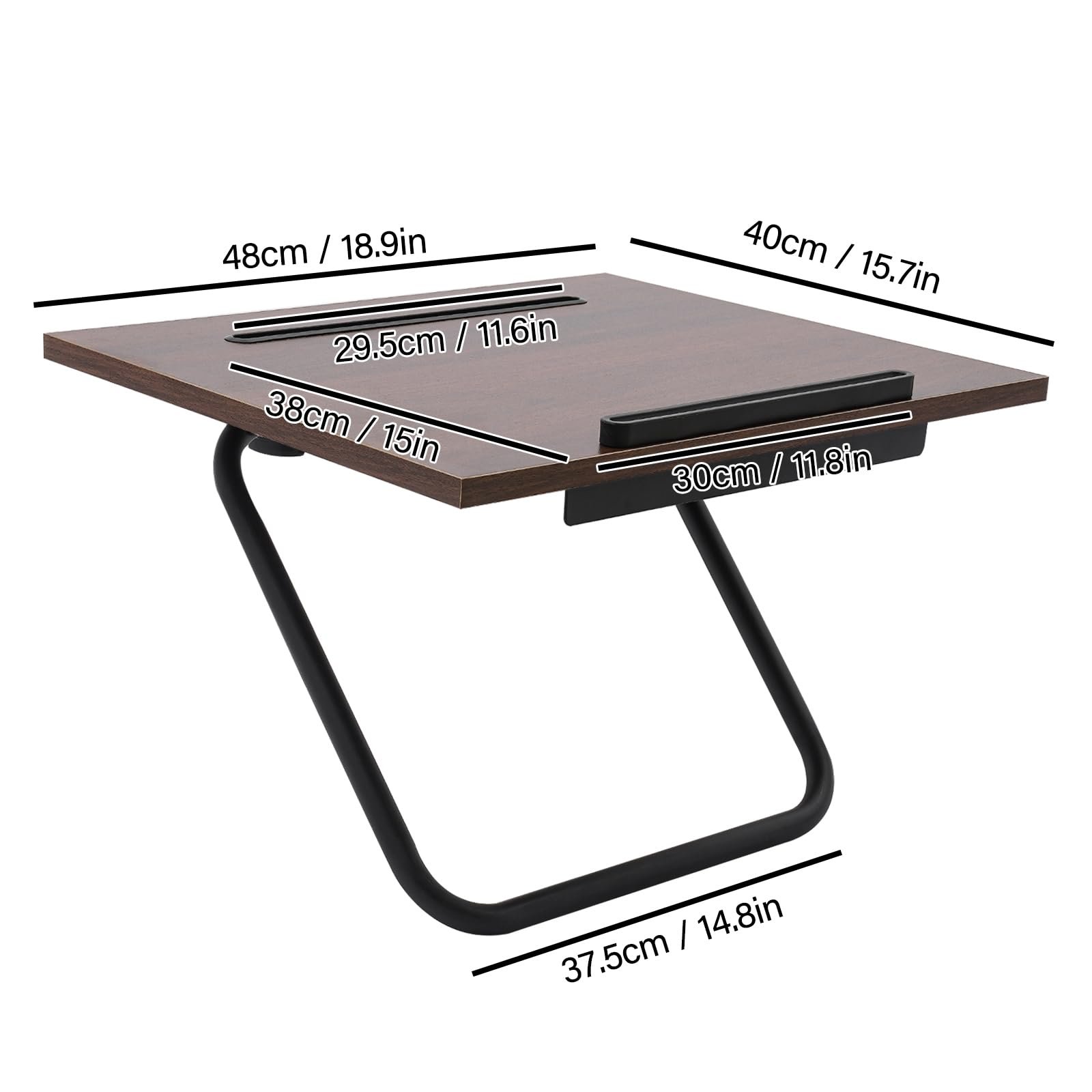 Підставка для ноутбука Дерев'яна Колір дуб, Регульована, фото №4