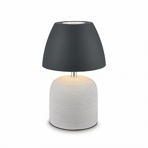 Настольная лампа BRILONER LED аккумуляторная IP44 керамическая 13.5х22 см Серо-антрацитовая - Фото 1