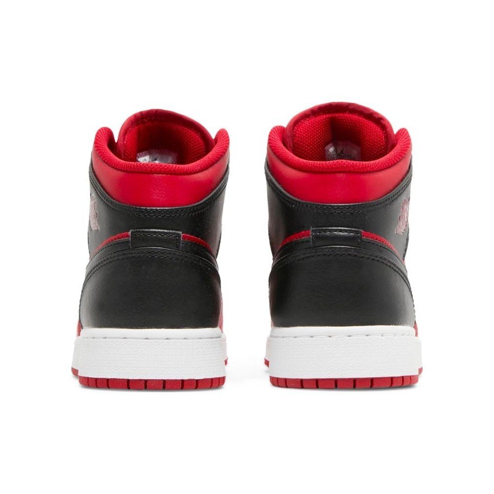 Кросівки Air Jordan 1 Mid Reverse Bred 2021 (GS) 38, фото №3
