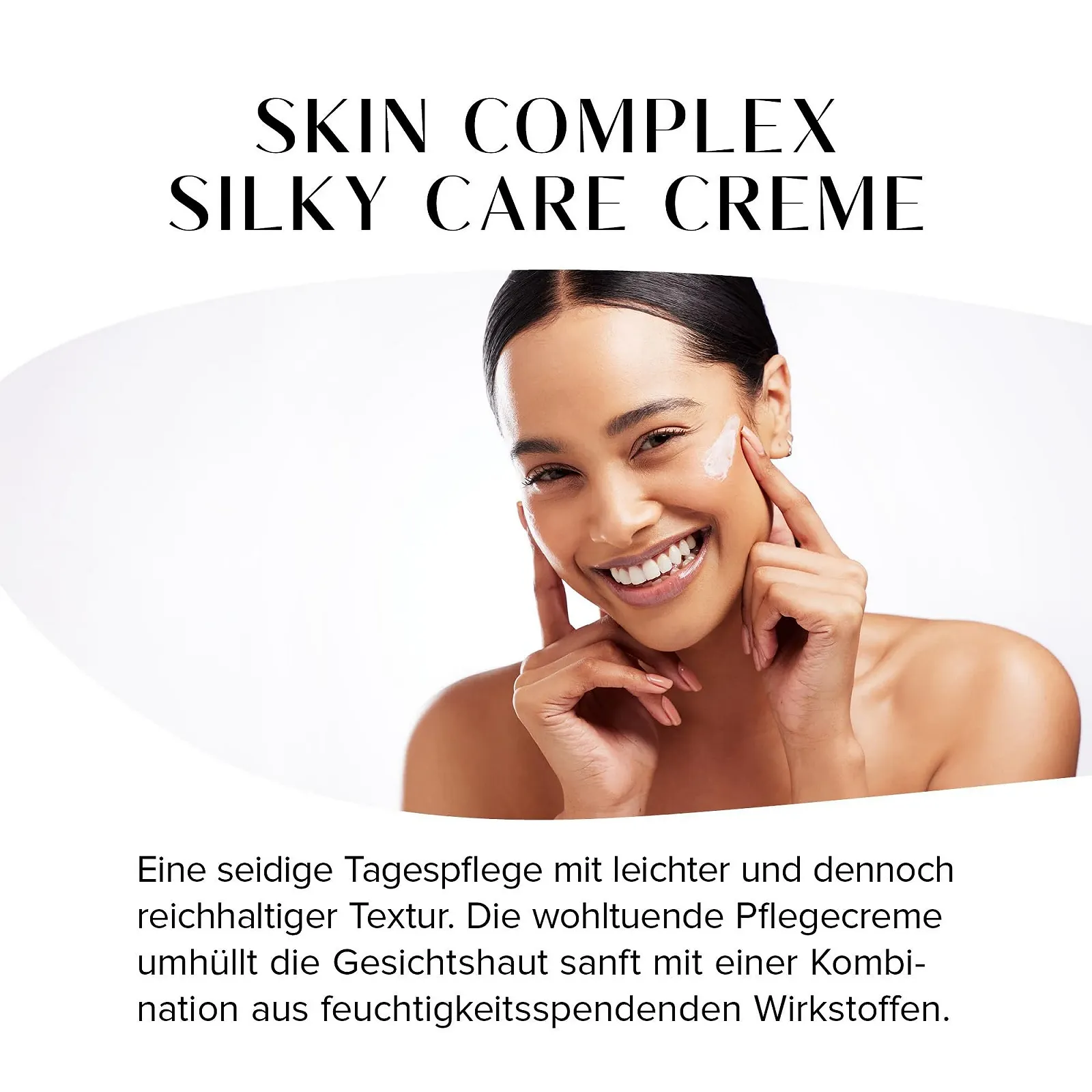 Денний крем для обличчя MICROBIONIC Skin Complex Silky Care з керамідами, ніацинамідом та гіалуроновою кислотою веганський, фото №3