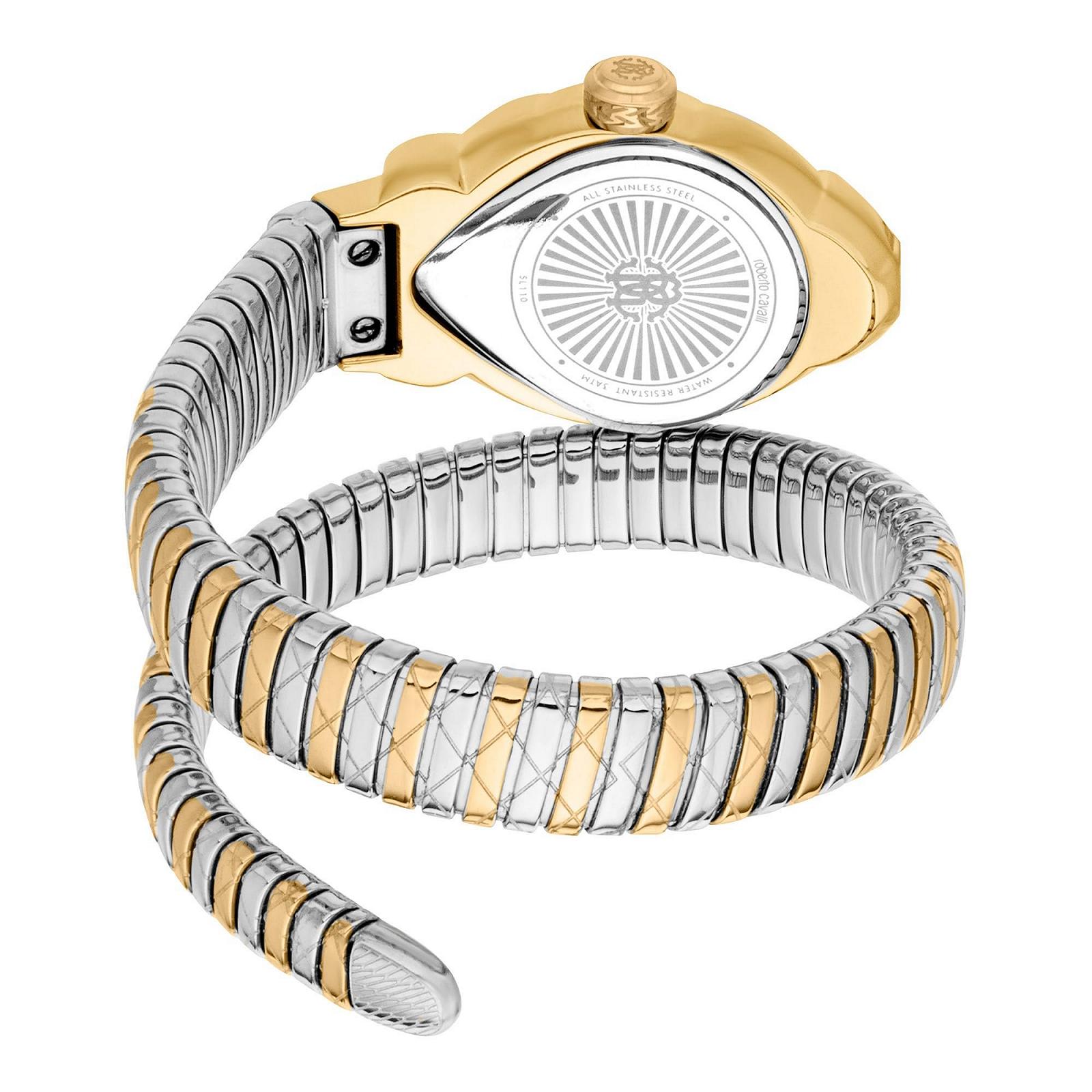 Часы Roberto Cavalli RC5L110M0065 Кварцевые Аналоговые Женские с Ремешком из Нержавеющей Стали, фото №3 Часы Roberto Cavalli RC5L110M0065 Кварцевые Аналоговые Женские с Ремешком из Нержавеющей Стали, фото №3